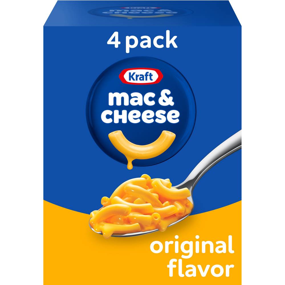 Kraft Macaroni & Cheese Dinner (4 ct)