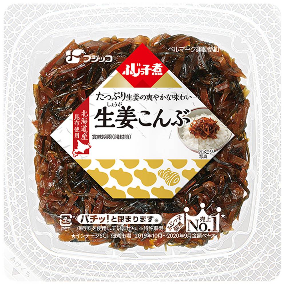 フジッコ　ふじっ子煮　生姜こんぶ/65g