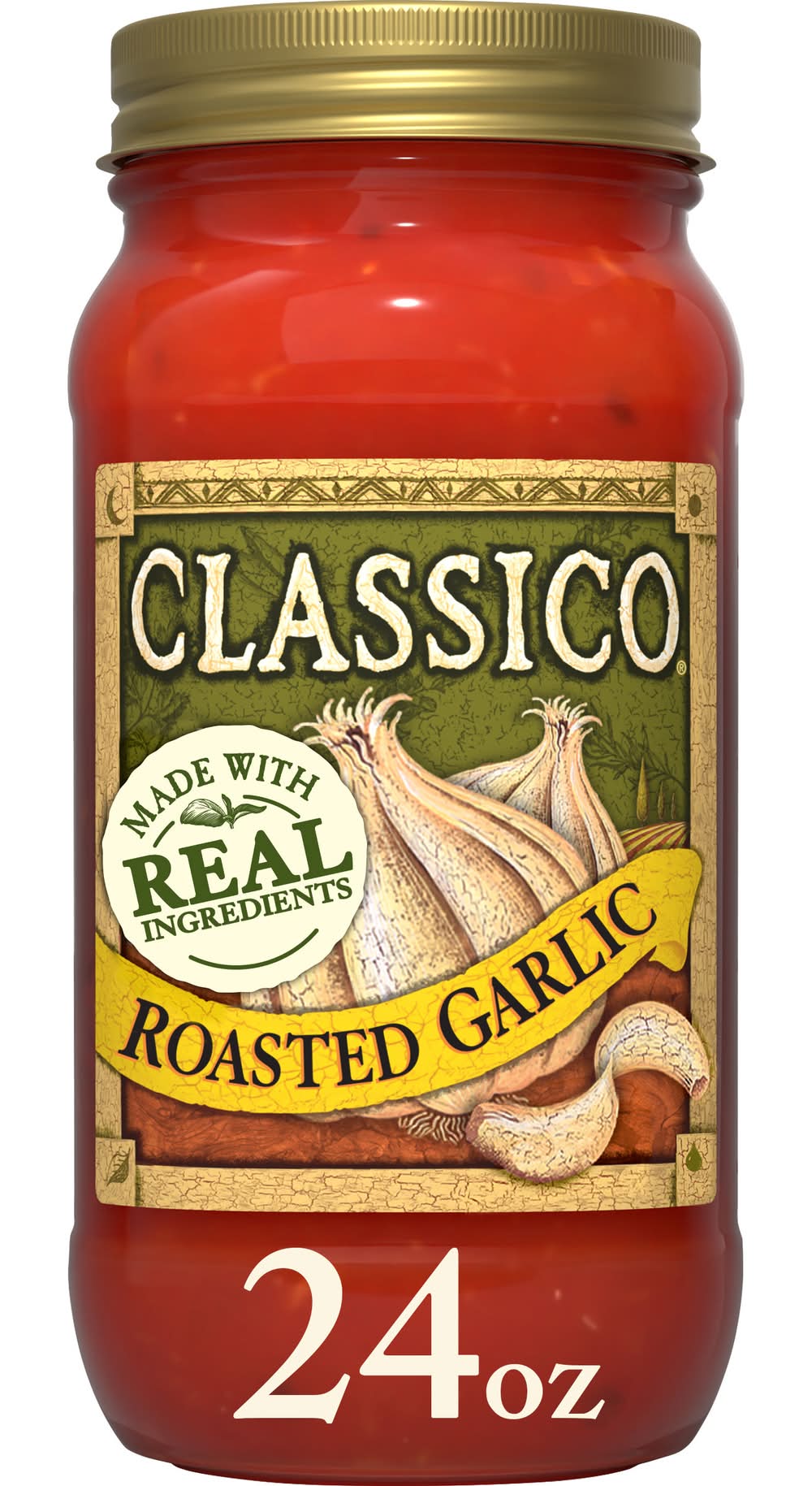 Classico Italian Roasted Garlic Pasta Sauce (24 oz)