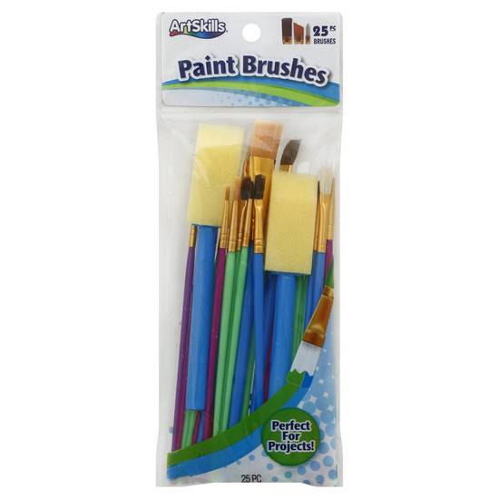 Artskills Assorted Paint Brushes (25 brushes)
