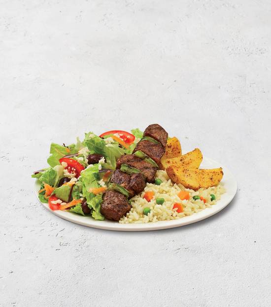 Beef Souvlaki Meal