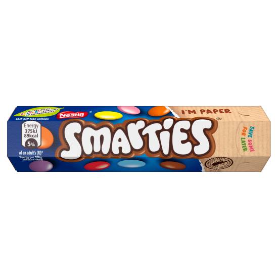 Smarties Milk Chocolate Tube (38g)