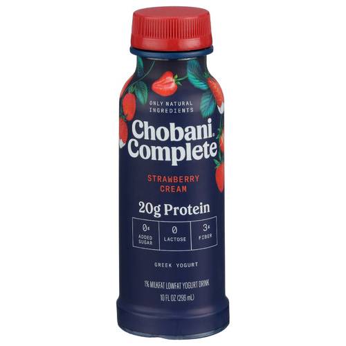 Chobani Strawberry Cream Complete Yogurt Drink