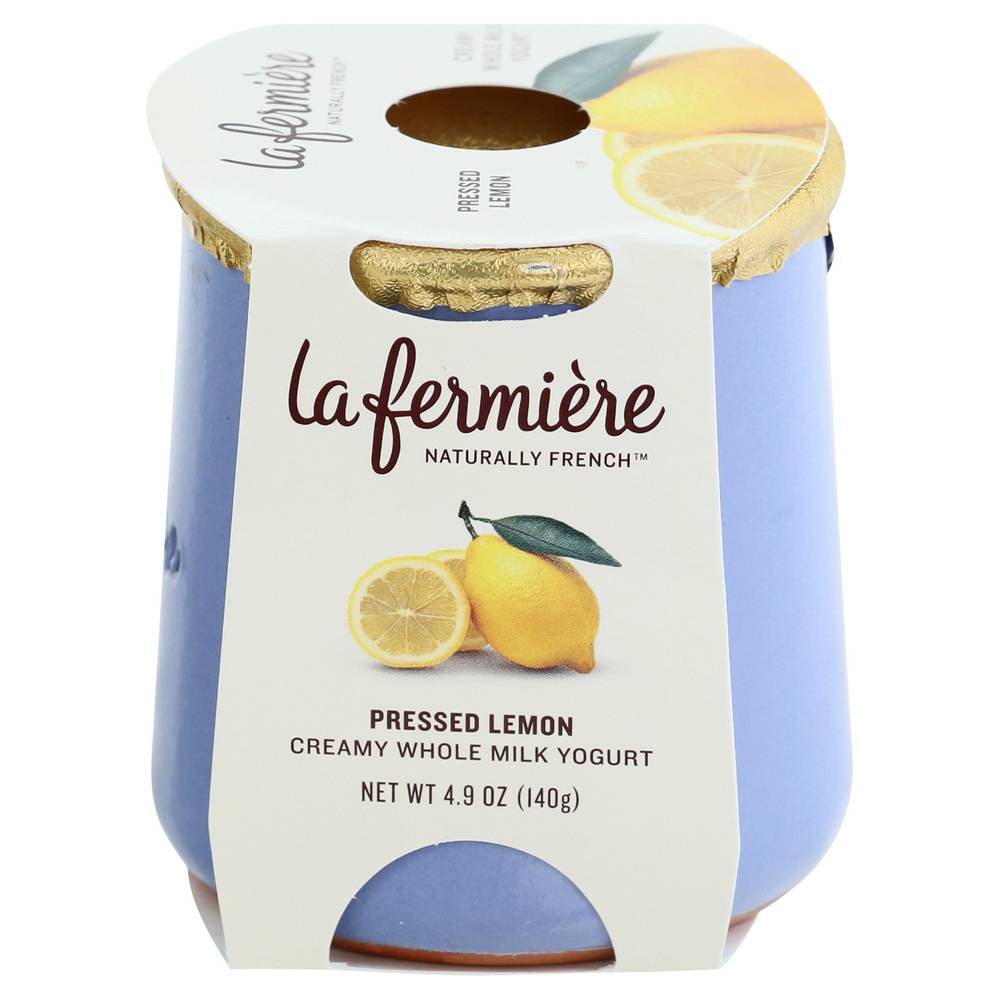 La Fermiere Pressed Lemon Creamy Whole Milk Yogurt (4.9 oz)