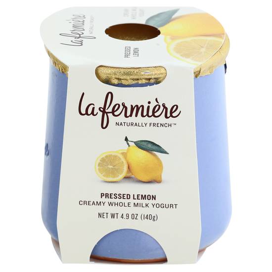 La Fermiere Pressed Lemon Creamy Whole Milk Yogurt (4.9 oz)