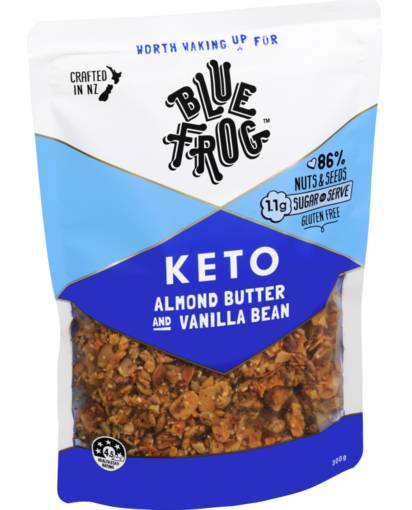 Blue Frog Almond Butter and Vanilla Bean Keto Cereal (300g)