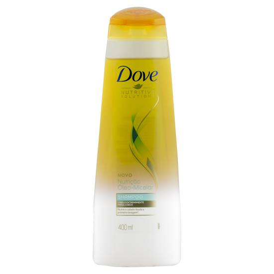 Dove shampoo nutrição óleo micelar (400ml)