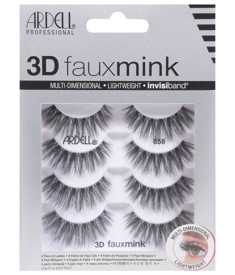 Ardell 3D Fauxmink 858 Lightweight Multi-Dimensional Lashes