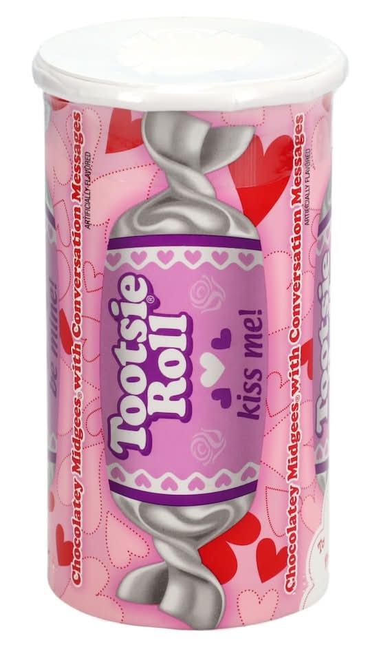 Valentine's Day Tootsie Roll Kiss Me Candy Banks, 1-ct.