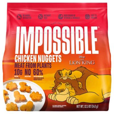 Impossible Chicken Nuggets Meat From Plants Lion King - 12.1 Oz