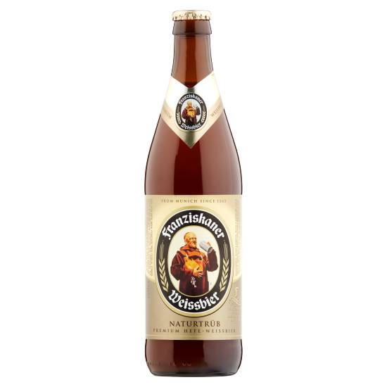 Franziskaner Weissbier German Craft Wheat Beer Bottle (500 ml)