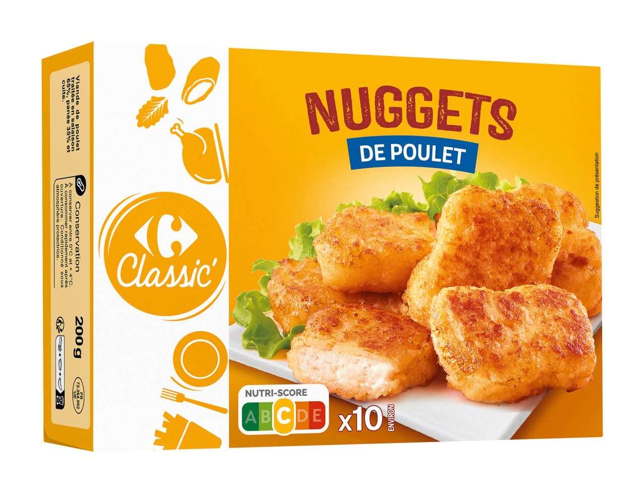 Carrefour - Nuggets de poulet (200g)