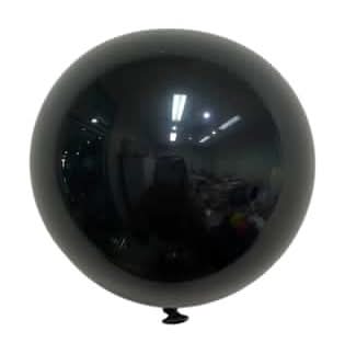 Celebrate It Solid Latex Balloons, 5 in, Black (25 ct)
