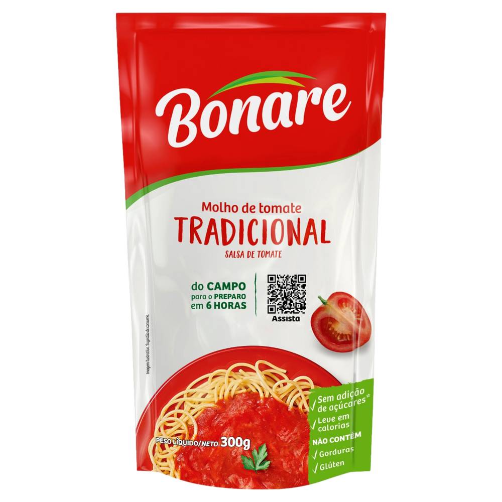 Bonare molho de tomate tradicional (300 g)