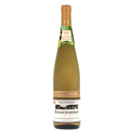 La Cave d'Augustin Florent - Vin blanc Alsace gewurztraminer AOC domestique (750 ml)