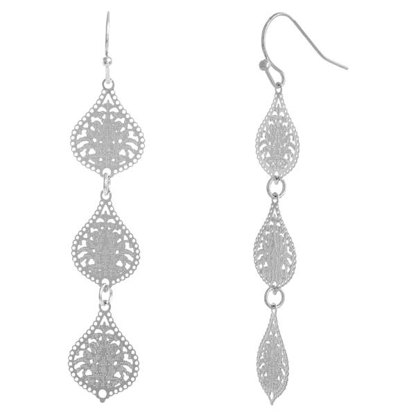 Ophelia Roe Teardrop Linear Earrings