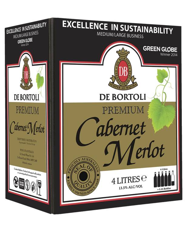 De Bort premium Cabernet Merlot 4L