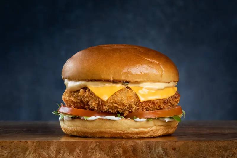 Menu fish burger