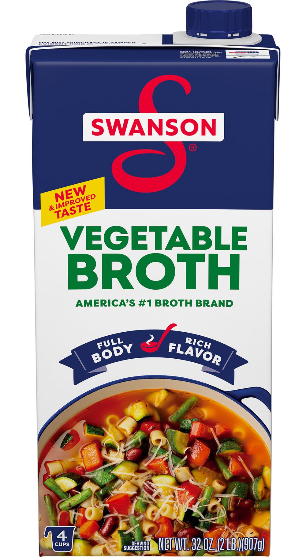 Swanson 100% Natural Vegetable Broth (32 oz)
