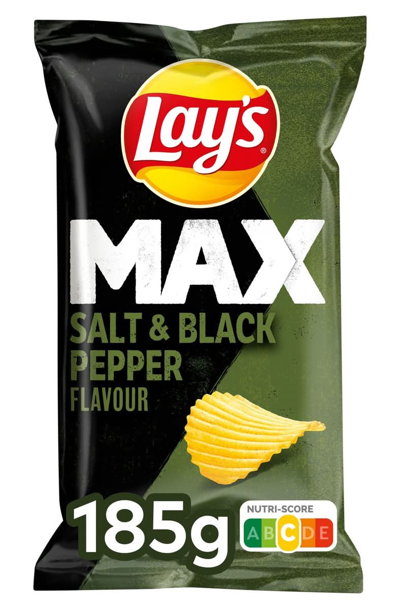 Lay''s Max Chips Poivre & Sel 185 gr