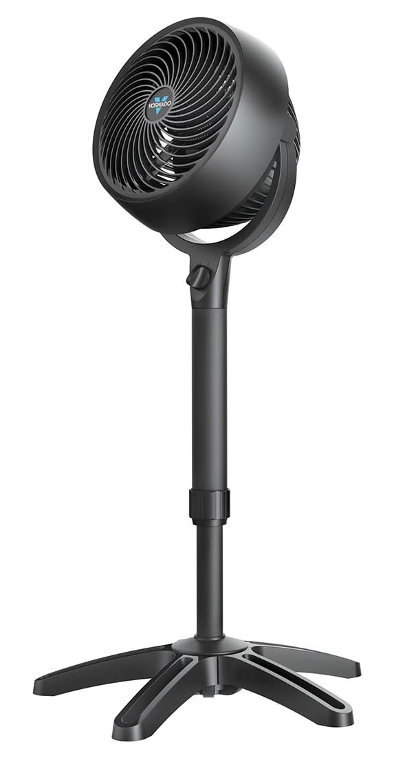 Vornado 9-in 120 -Volt High Velocity Indoor Black Pedestal Fan