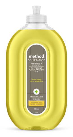 Method Squirt & Mop Hard Floor Cleaner, Lemon-Ginger (739 ml)
