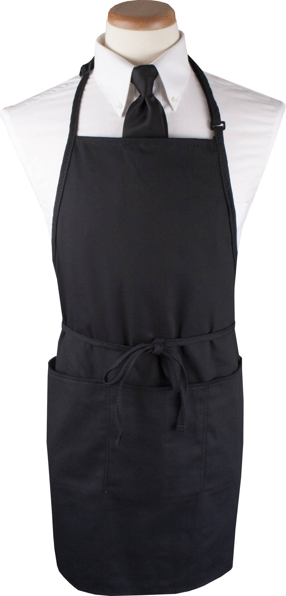 Ritz Bib Apron, 26 x 31 Inch, Black