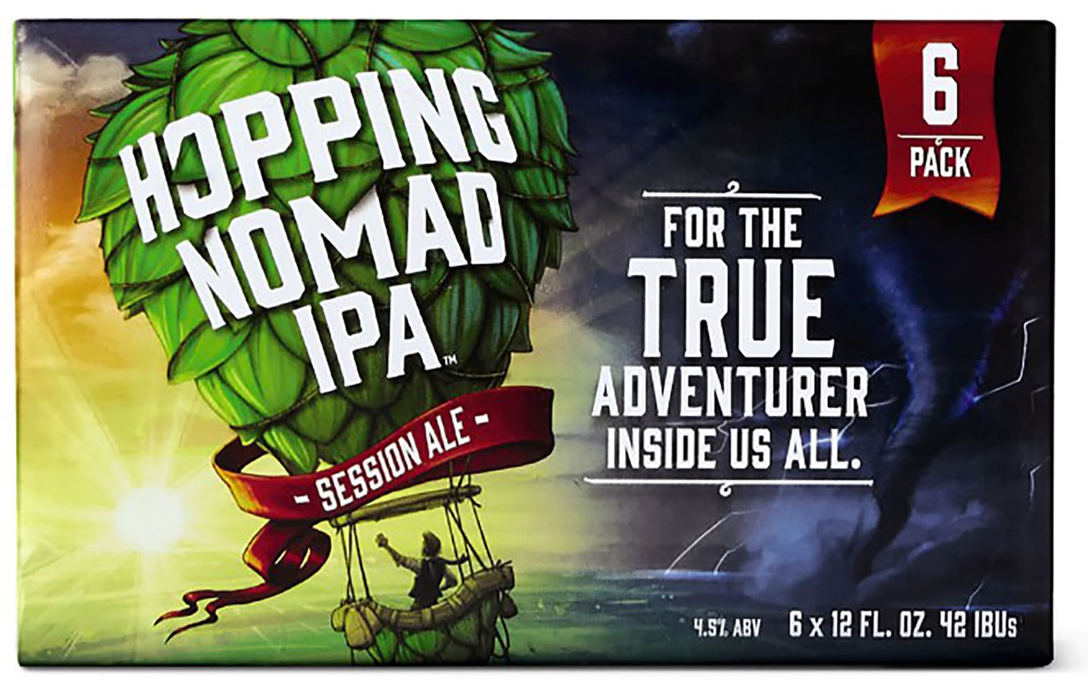 Hopping Nomad IPA Session Ale Beer (6 x 12 fl oz)