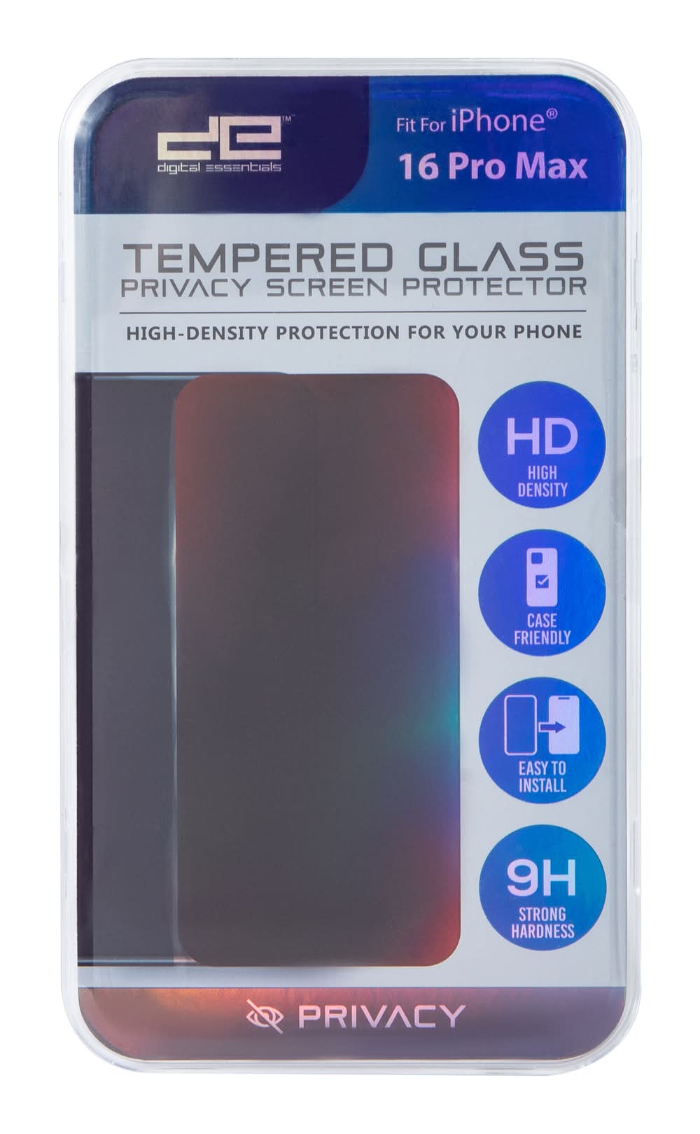 iPhone 16 Pro Max® Tempered Glass Privacy Screen Protector
