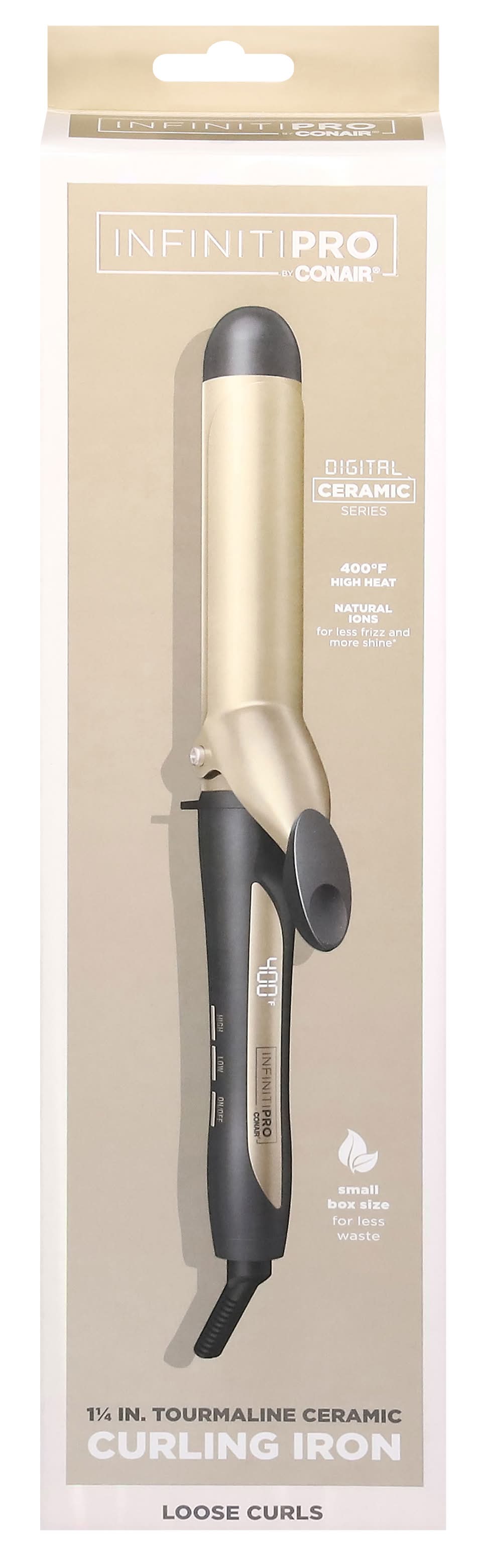 Conair Infinitipro Tourmaline Ceramic Loose Curls Curling Iron