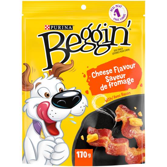Beggin' Strips Dog Treats Bacon & Cheese Flavours (170 g)