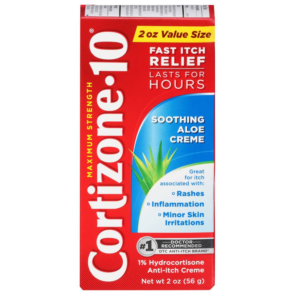 Cortizone-10 Soothing Aloe Anti-Itch Creme (2 oz)