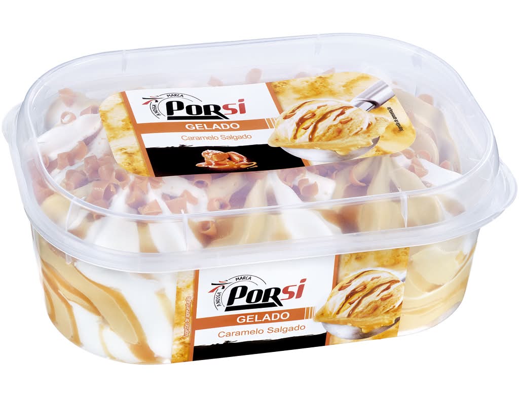 PorSi - Gelado de caramelo, 900 ml