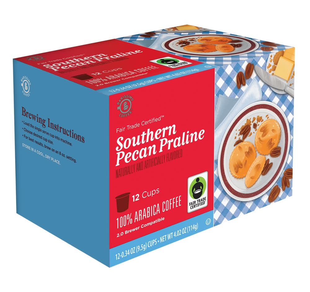 Barissimo Southern Coffee Cups, Pecan Praline (12 x 0.34 oz)