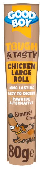Good Boy Large, Tough & Tasty Chicken Roll (80g)