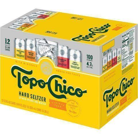 Topo Chico Hard Seltzer 12 Pack 12oz Can Variety Pack