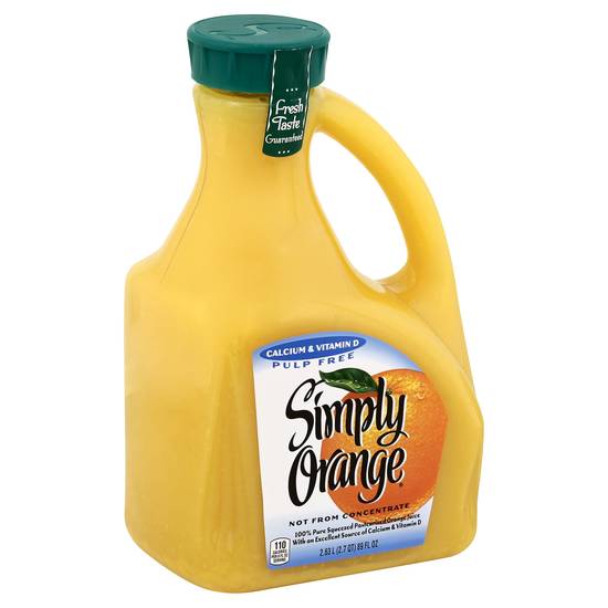 Simply Orange Juice Calcium Pulp Free (89 fl oz)