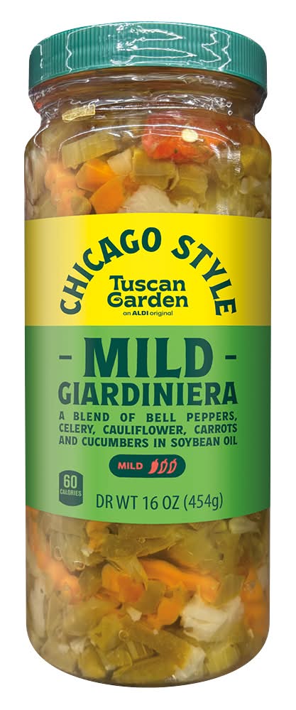 Tuscan Garden Mild Giardiniera, Chicago Style (16 oz)