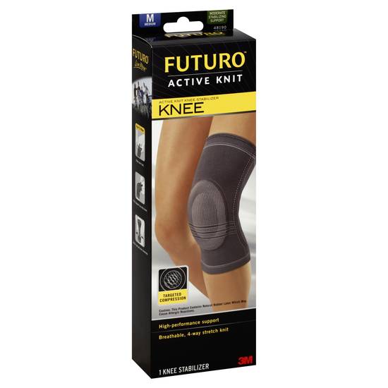 Futuro Active Knit Knee Stabilizer (gray)
