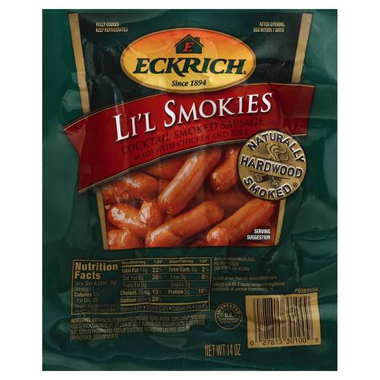 Eckrich Li'l Smokies Cocktail Smoked Sausages