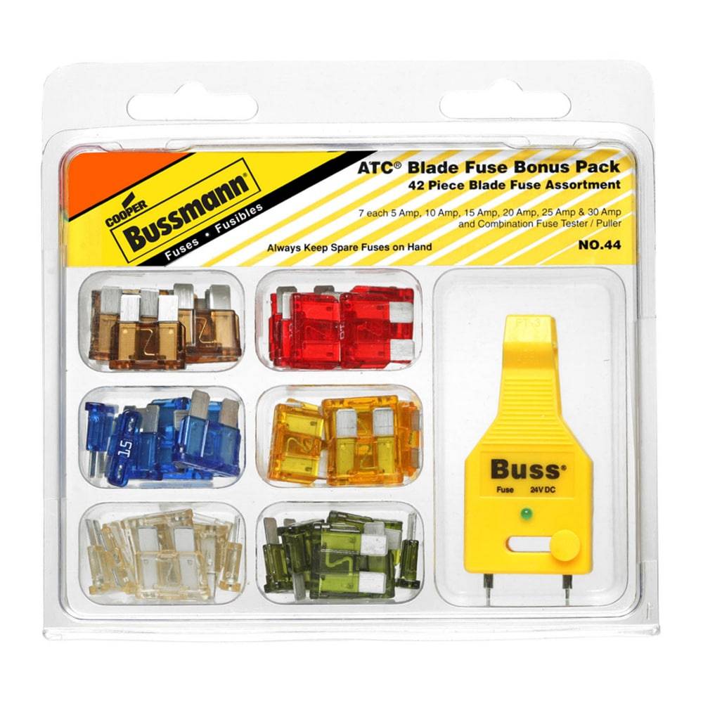 Cooper Bussmann 43-Pack 30 Amp Fast Acting Cartridge Fuse | NO.44