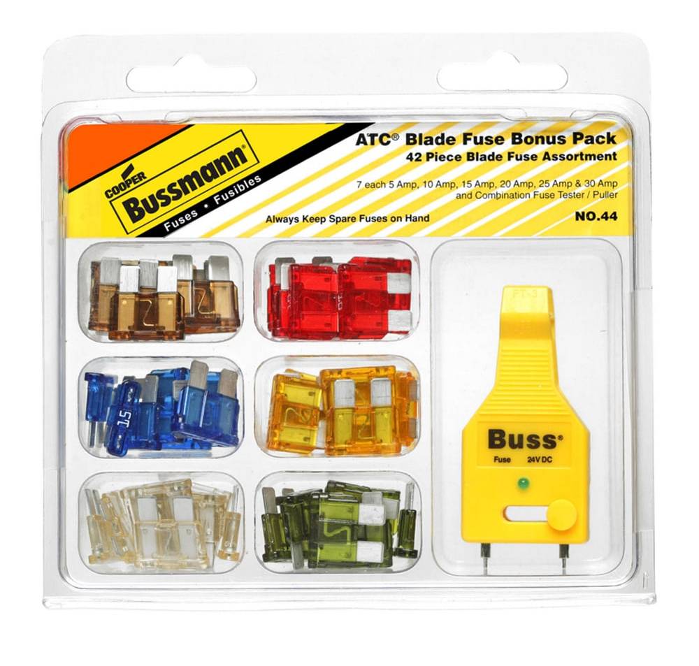 Cooper Bussmann 43 -Pack 30 Amp Fast acting Cartridge Fuse | NO.44