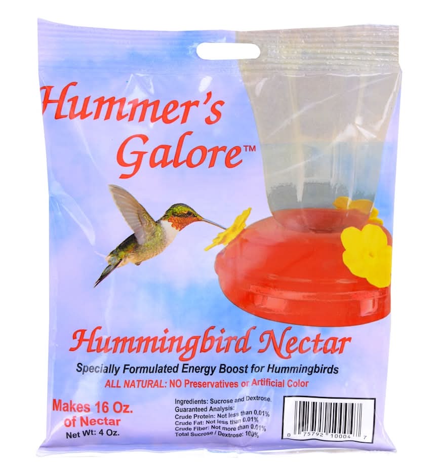 Hummer's Galore Hummingbird Nectar Mix 16 oz (4 oz)