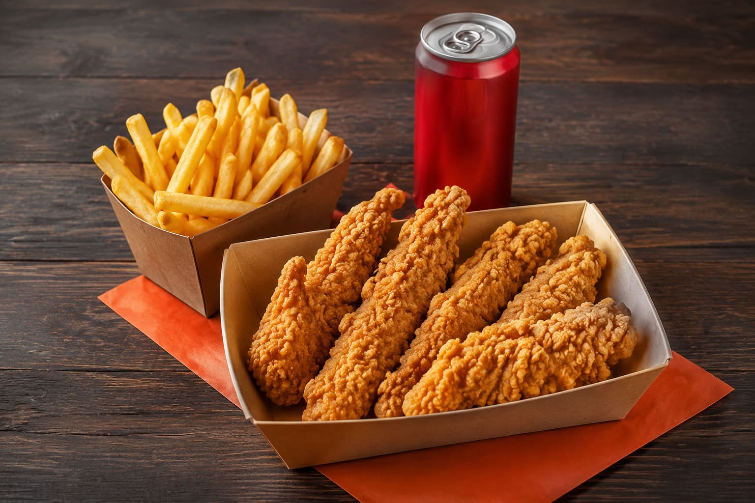 MENU SOLO TENDERS X4 🍗🍟🥤