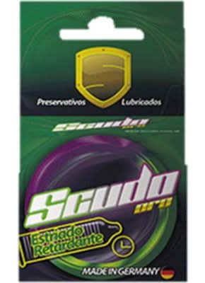 Preservativos Scudo Oro Estriado Retardante 3 Un