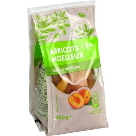 Abricots moelleux CARREFOUR - le sachet de 250g