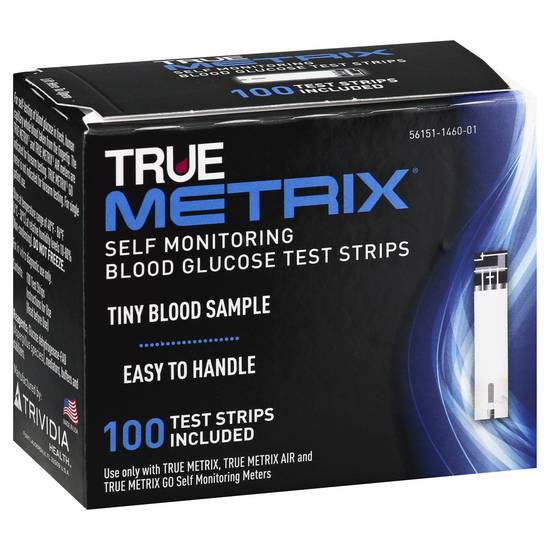 True Metrix Self Monitoring Blood Glucose Test Strips