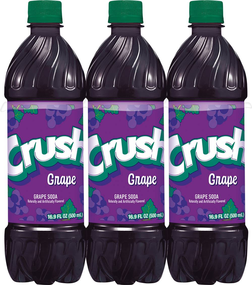 Crush Grape Soda (6 x 16.9 fl oz)