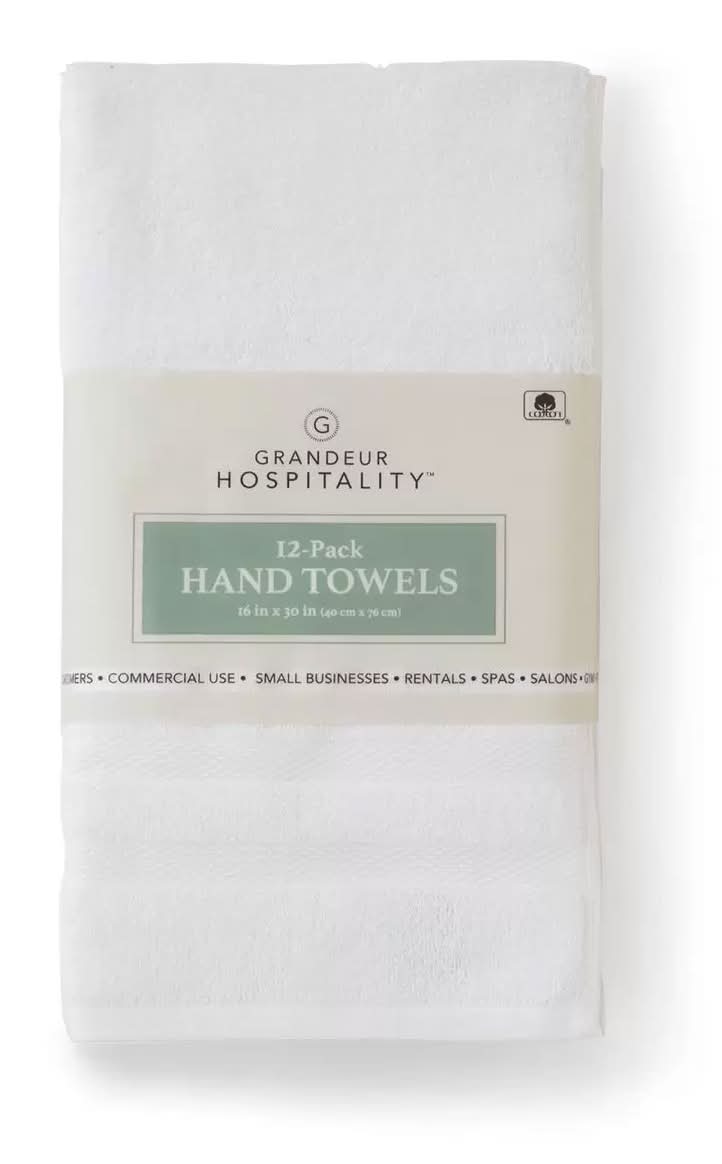 グランデュール ホスピタリティ 業務用 ハンドタオル 12枚パック