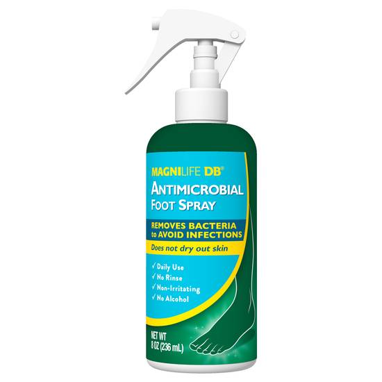 MagniLife DB Antimicrobial Foot Spray - 8 oz